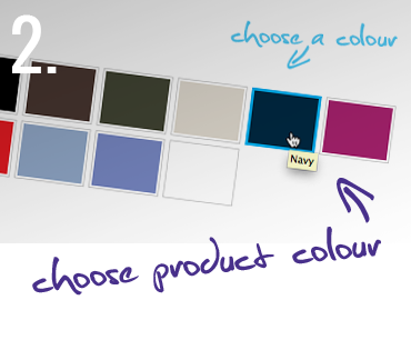 2. Choose product colour