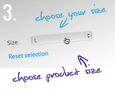 3. Choose product size