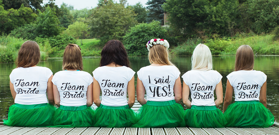 Hen do printed t-shirts