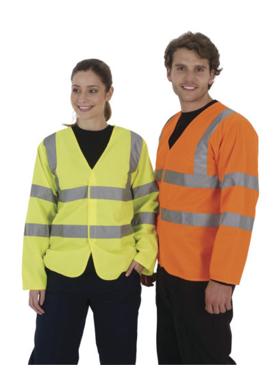 Hi-Vis Long Sleeve Waistcoat