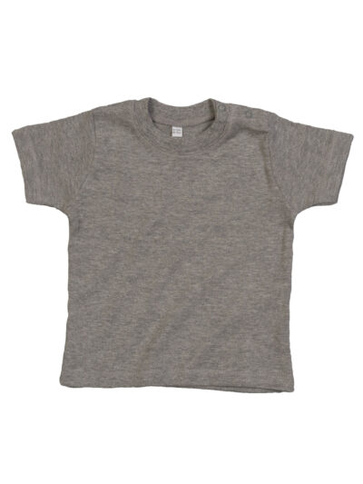 Babybugz Baby T Organic Heather Grey Melange