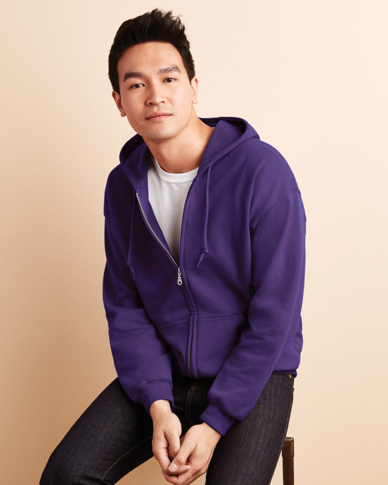 Gildan Adult Full Zip Hooded Sweatshirt