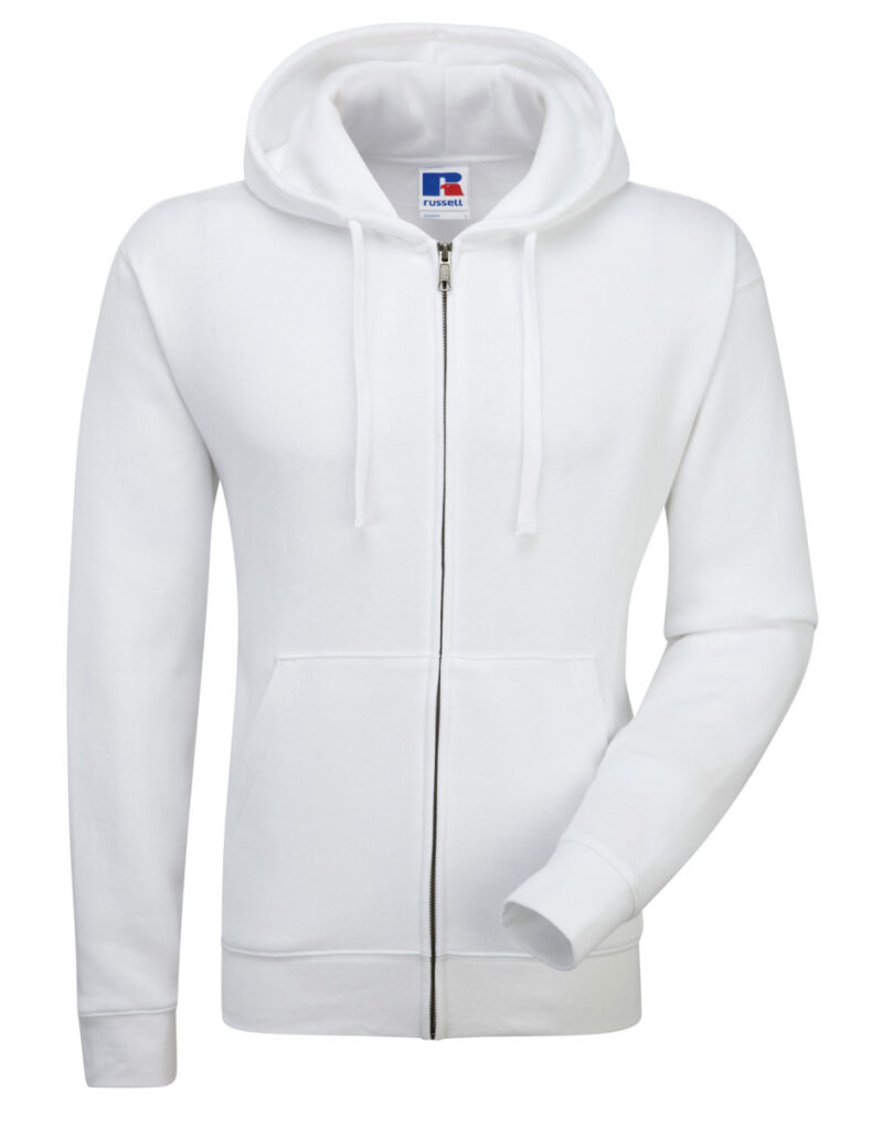 Russell Men's Authentic Zipped Hood White