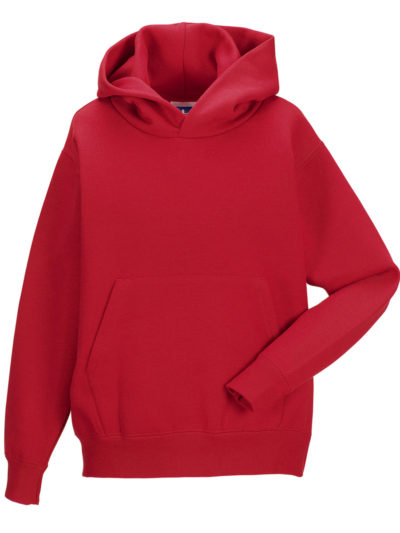 Jerzees Schoolgear Children's Hooded Sweatshirt Classic Red