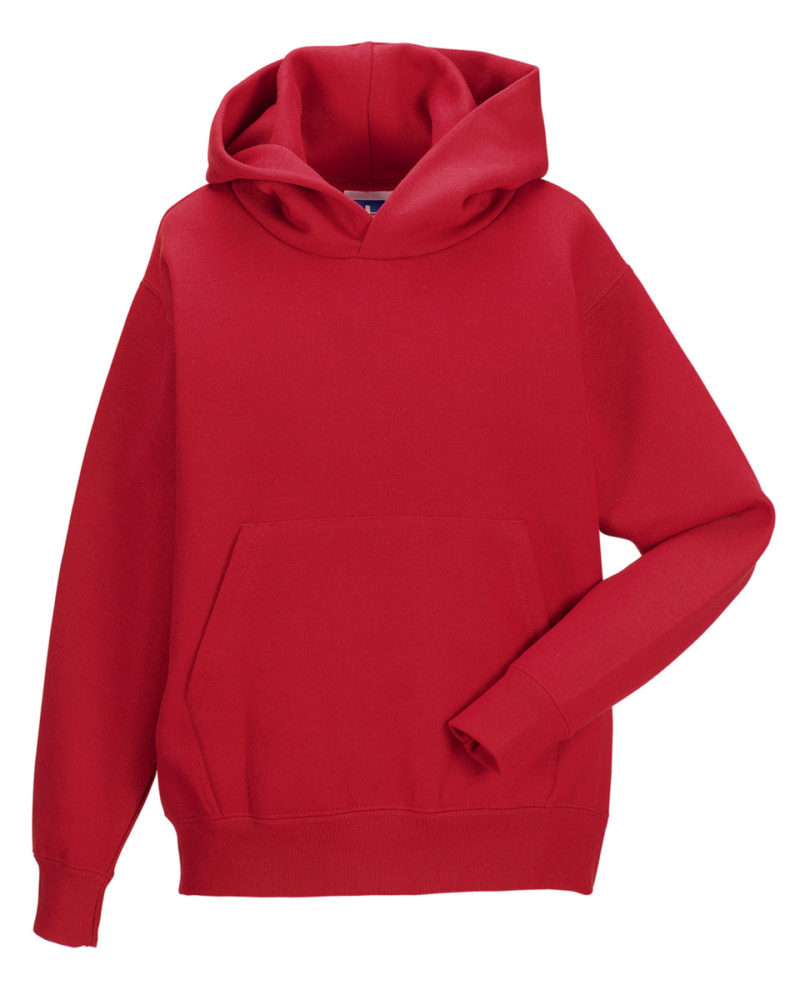 Jerzees Schoolgear Children's Hooded Sweatshirt Classic Red