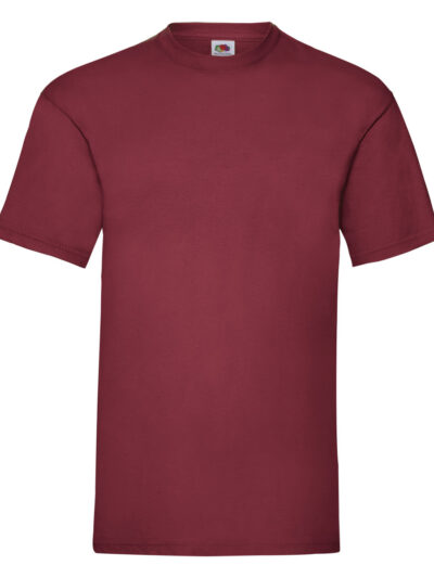 Fruit Of The Loom Men's Valueweight T-Shirt Brick Red