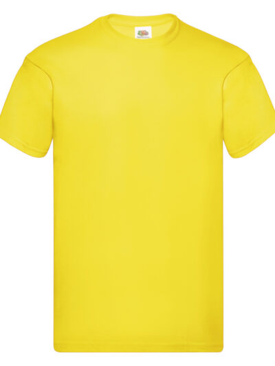 Fruit Of The Loom Men's Original T-Shirt Yellow