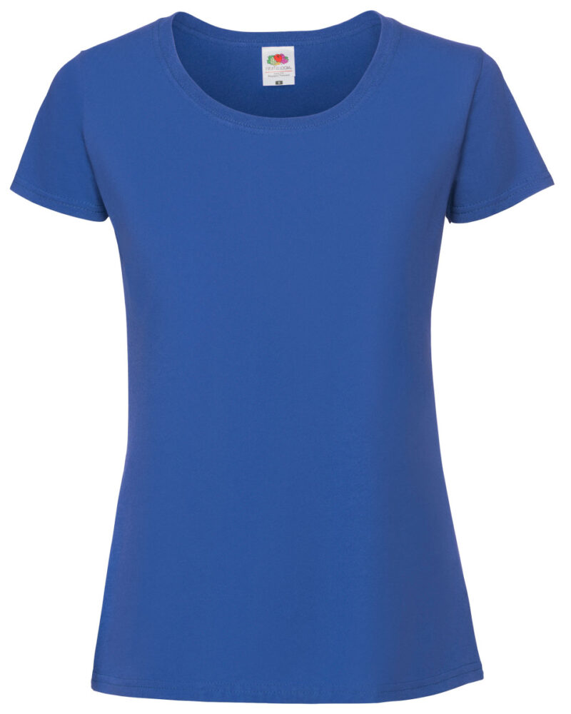 Fruit Of The Loom Ladies' Ring Spun Premium T-Shirt Royal