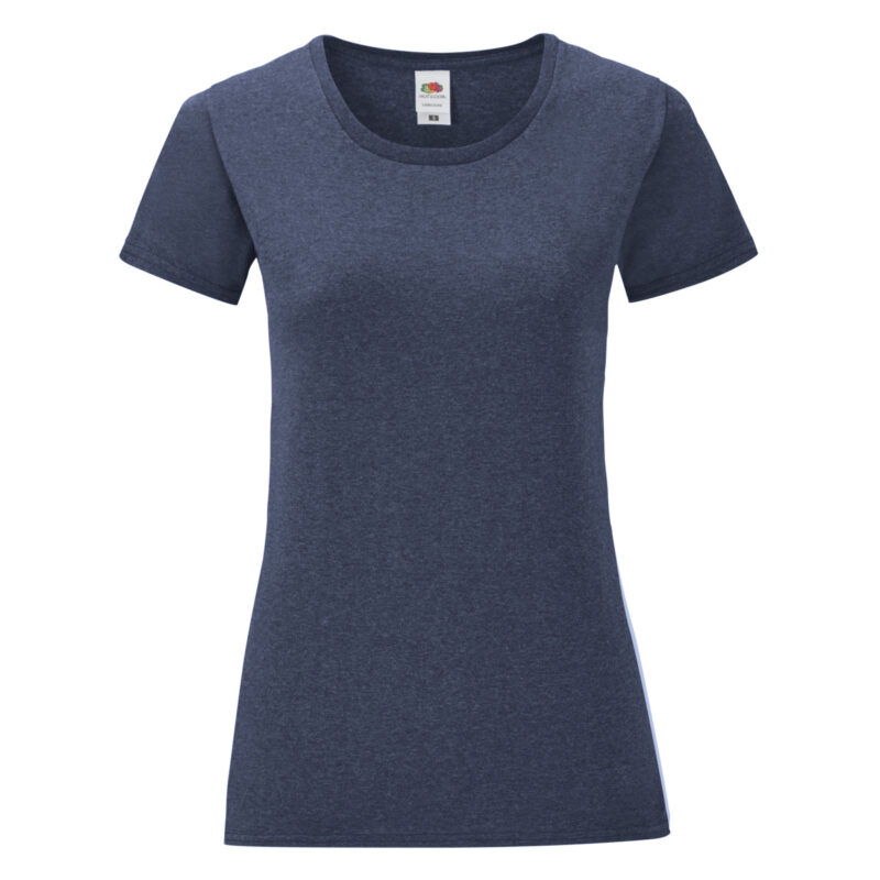 Fruit Of The Loom Ladies' Iconic 150 Tee Vintage Heather Navy