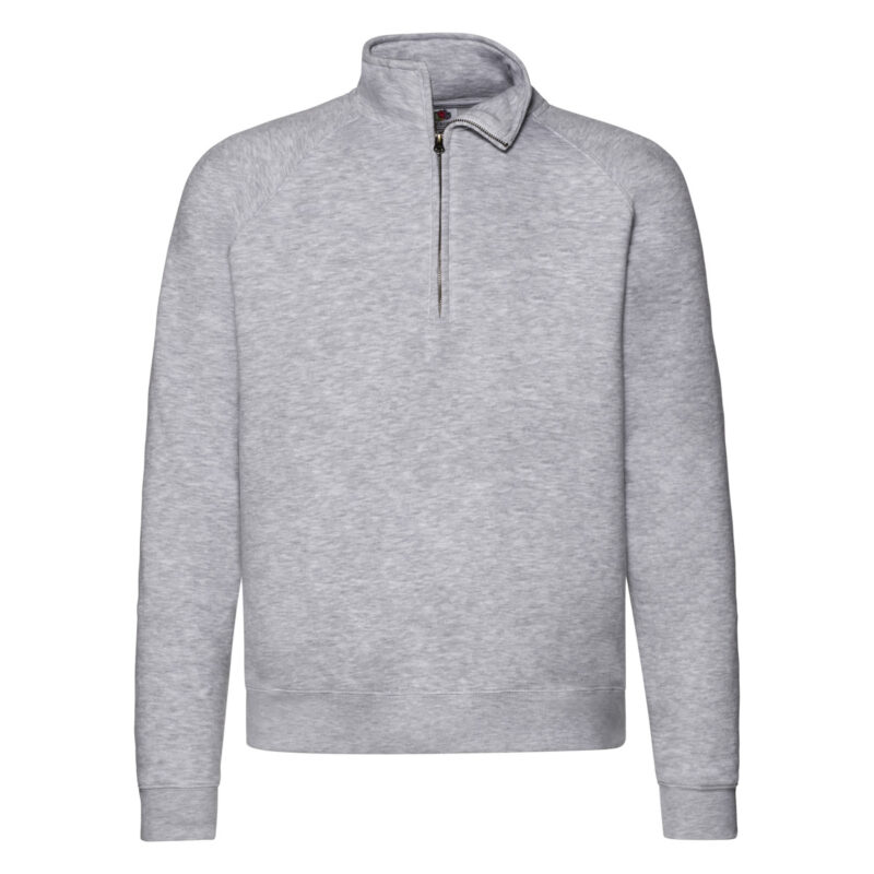 Fruit Of The Loom Men's Premium Zip Neck Sweat (62032)