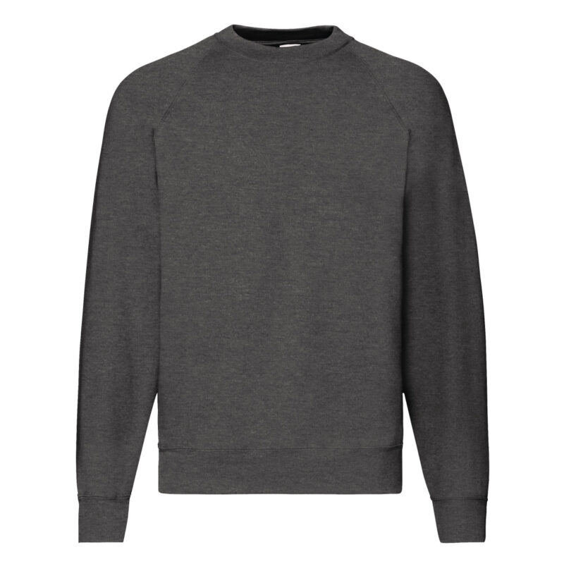 Fruit Of The Loom Men's Classic Raglan Sweat Dark Heather