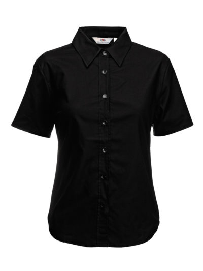 Lady-Fit Short Sleeve Oxford Shirt