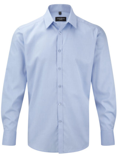 Russell Collection Mens H'Bone Shirt