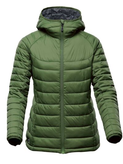 Stormtech Women's Stavanger Thermal Jacket Garden Green and Graphite