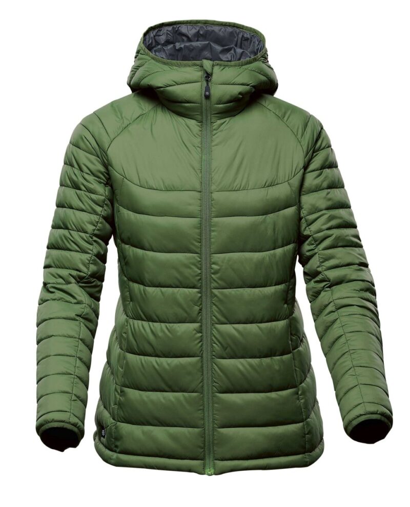 Stormtech Women's Stavanger Thermal Jacket Garden Green and Graphite