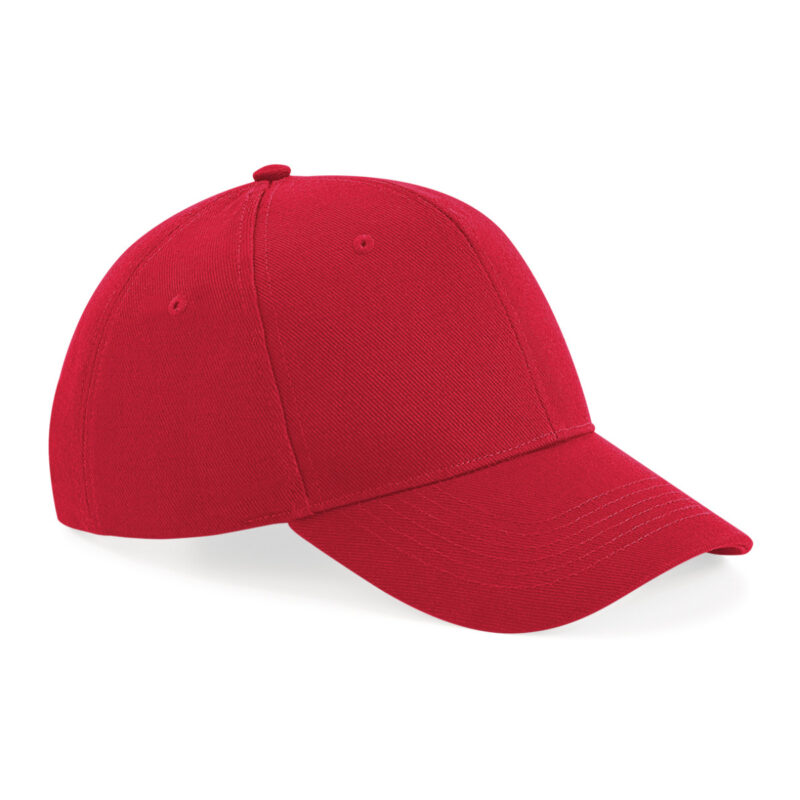 Beechfield Ultimate 6 Panel Cap Classic Red