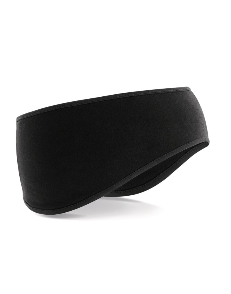 Beechfield Softshell Sports Tech Headband Black