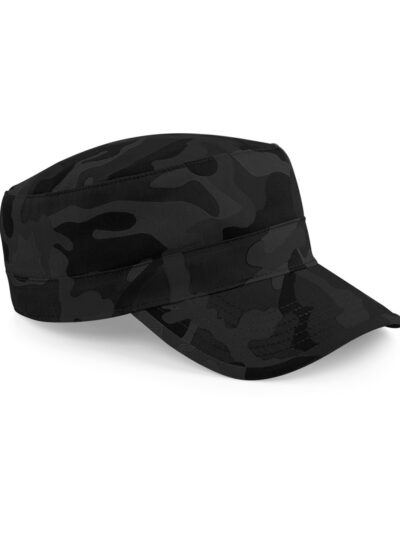 Beechfield Camo Army Cap Midnight Camo