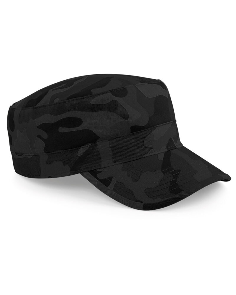 Beechfield Camo Army Cap Midnight Camo