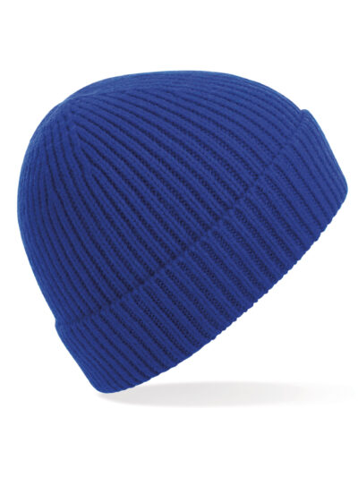 Beechfield Engineered Knit Ribbed Beanie Bright Royal