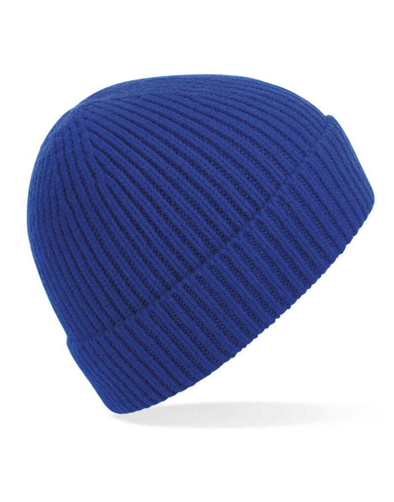 Beechfield Engineered Knit Ribbed Beanie Bright Royal