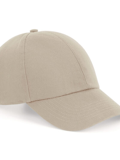 Beechfield Organic Cotton 6 Panel Cap Sand