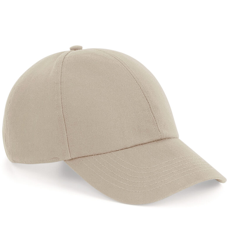 Beechfield Organic Cotton 6 Panel Cap Sand