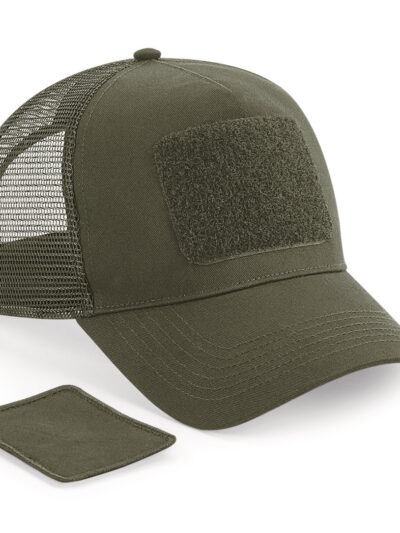 Beechfield Patch Snapback Trucker Military Green