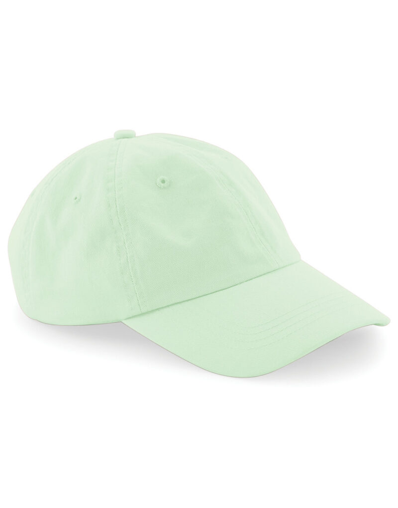 Beechfield Low Profile 6 Panel Dad Cap Pastel Mint