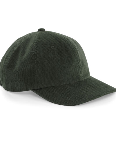 Beechfield Heritage Cord Cap Dark Olive