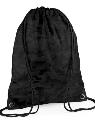 Bagbase Premium Gymsac Midnight Camo