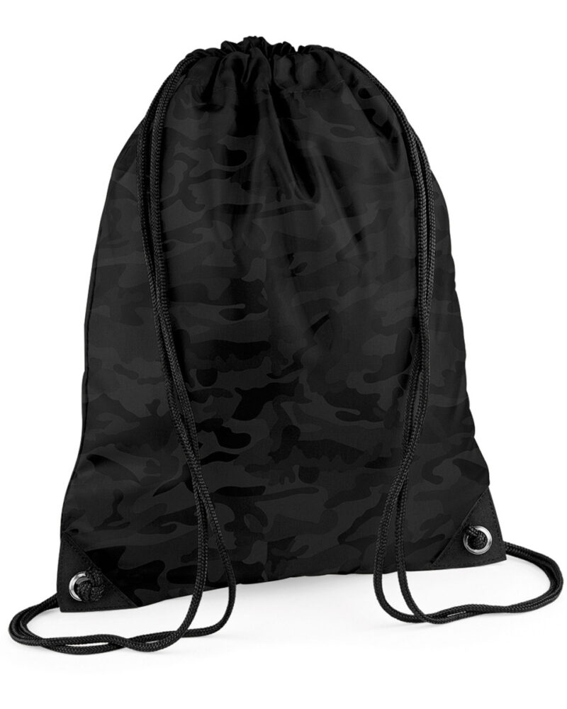 Bagbase Premium Gymsac Midnight Camo