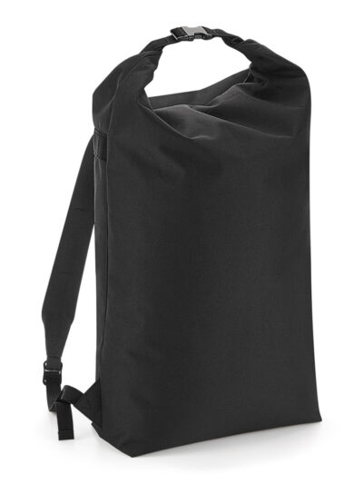 Bagbase Icon Roll-Top Backpack Black