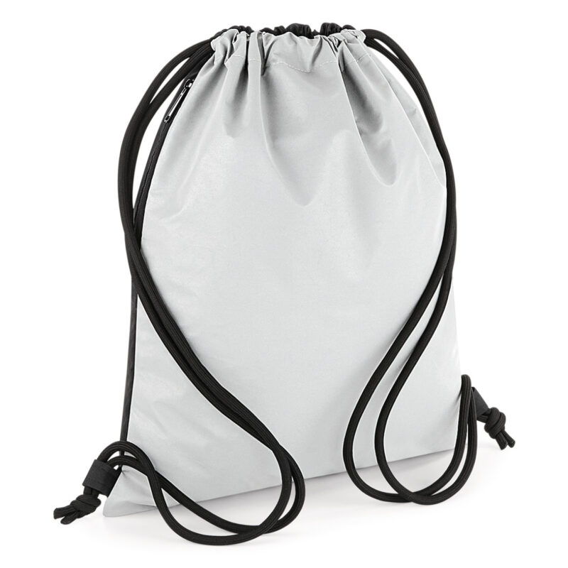 Bagbase Reflective Gymsac Silver Reflective