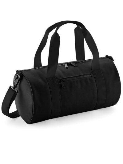 Bagbase Mini Barrel Bag Black and Black