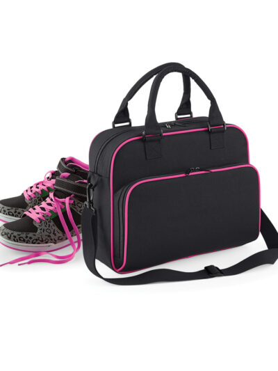 Bagbase Junior Dance Bag Black and Fuchia