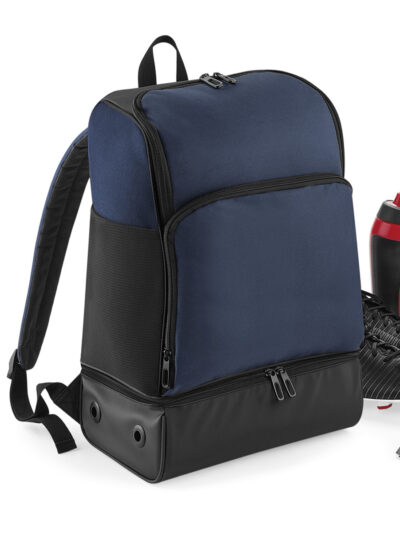 Bagbase Hardbase Sports Backpack French Navy and Black