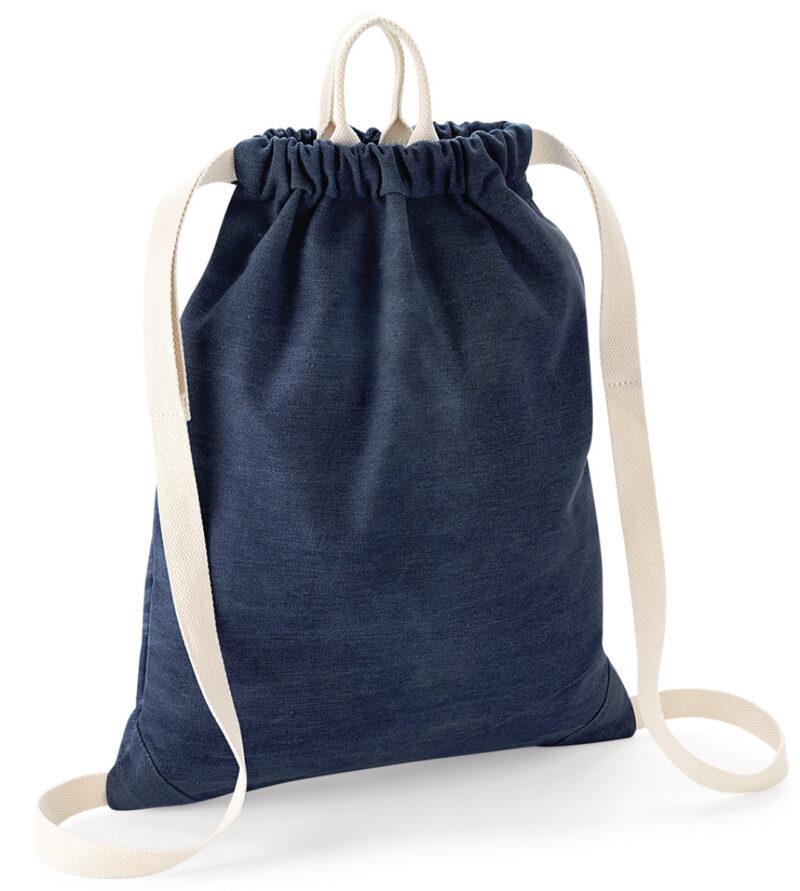 Bagbase Denim Gymsac Denim Blue