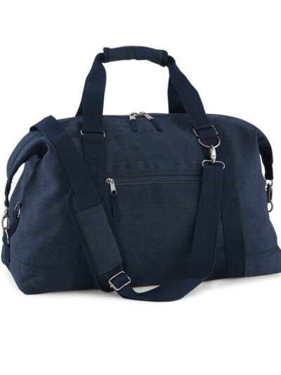 Bagbase Vintage Canvas Weekender Vintage Oxford Navy