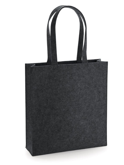 Bagbase Felt Tote Bag Charcoal Melange