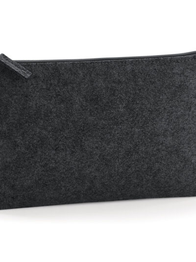 Bagbase Felt Accessory Pouch Charcoal Melange