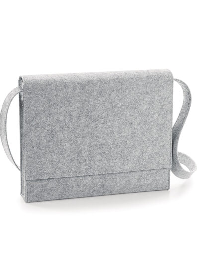 Bagbase Felt Messenger Grey Melange