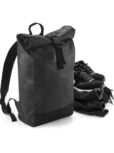 Bagbase Tarp Roll-Top Backpack Black