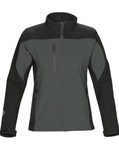 Stormtech Women's Edge Softshell Graphite Grey and Black