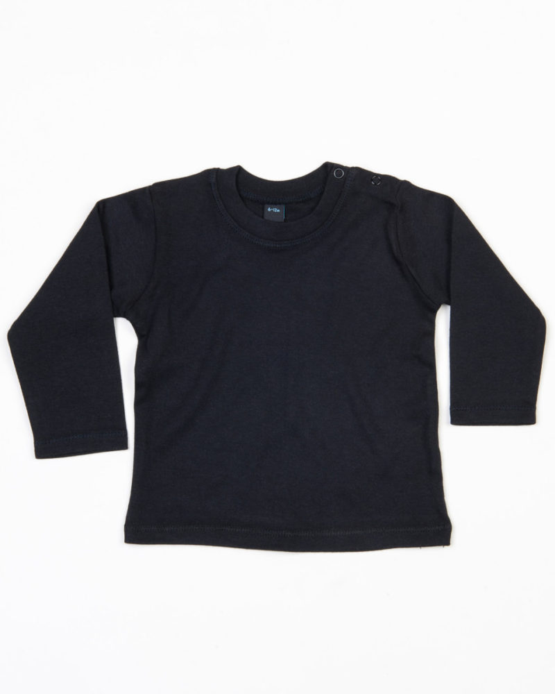 Babybugz Baby Long Sleeve T-Shirt Black