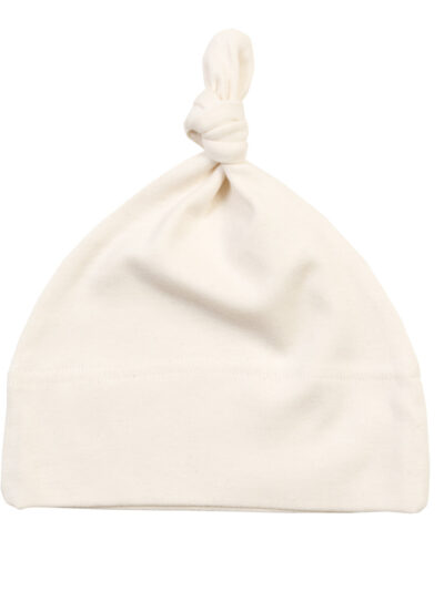 Babybugz Baby One Knot Hat Organic Natural