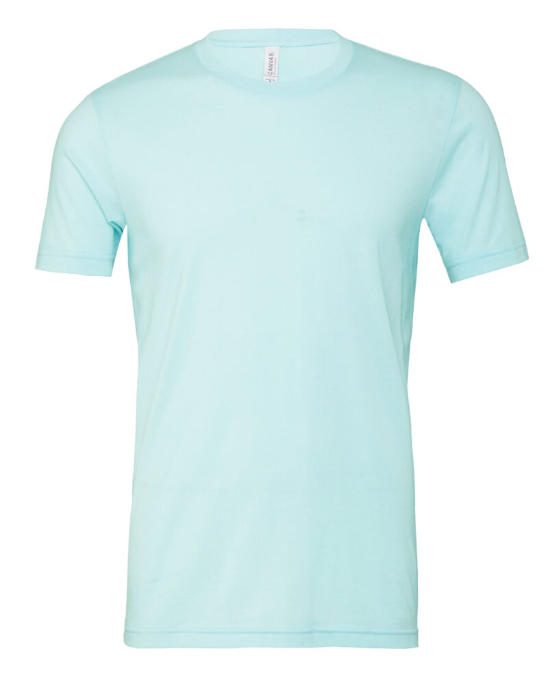 Bella Unisex Heather Jersey Short Sleeve Tee Heather Ice Blue