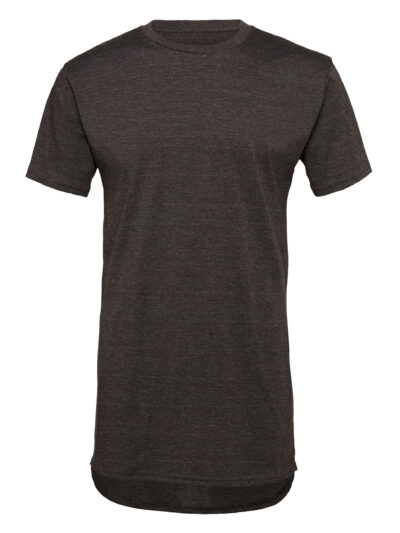 Bella Canvas Men's Long Body Urban Tee Dark Grey Heather