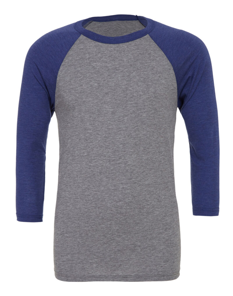 Bella Canvas Unisex 3/4 Sleeve Baseball Tee (CA3200)