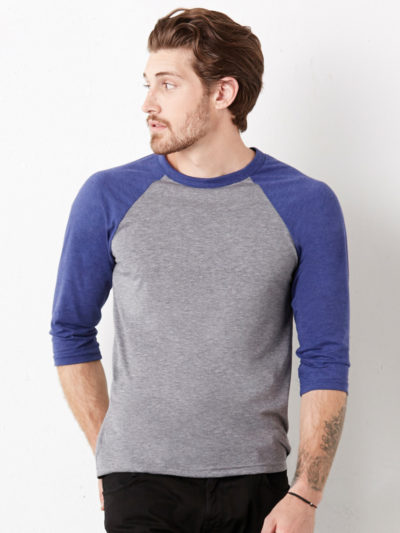 Canvas 3/4 Sleeve Baseball T-Shirt